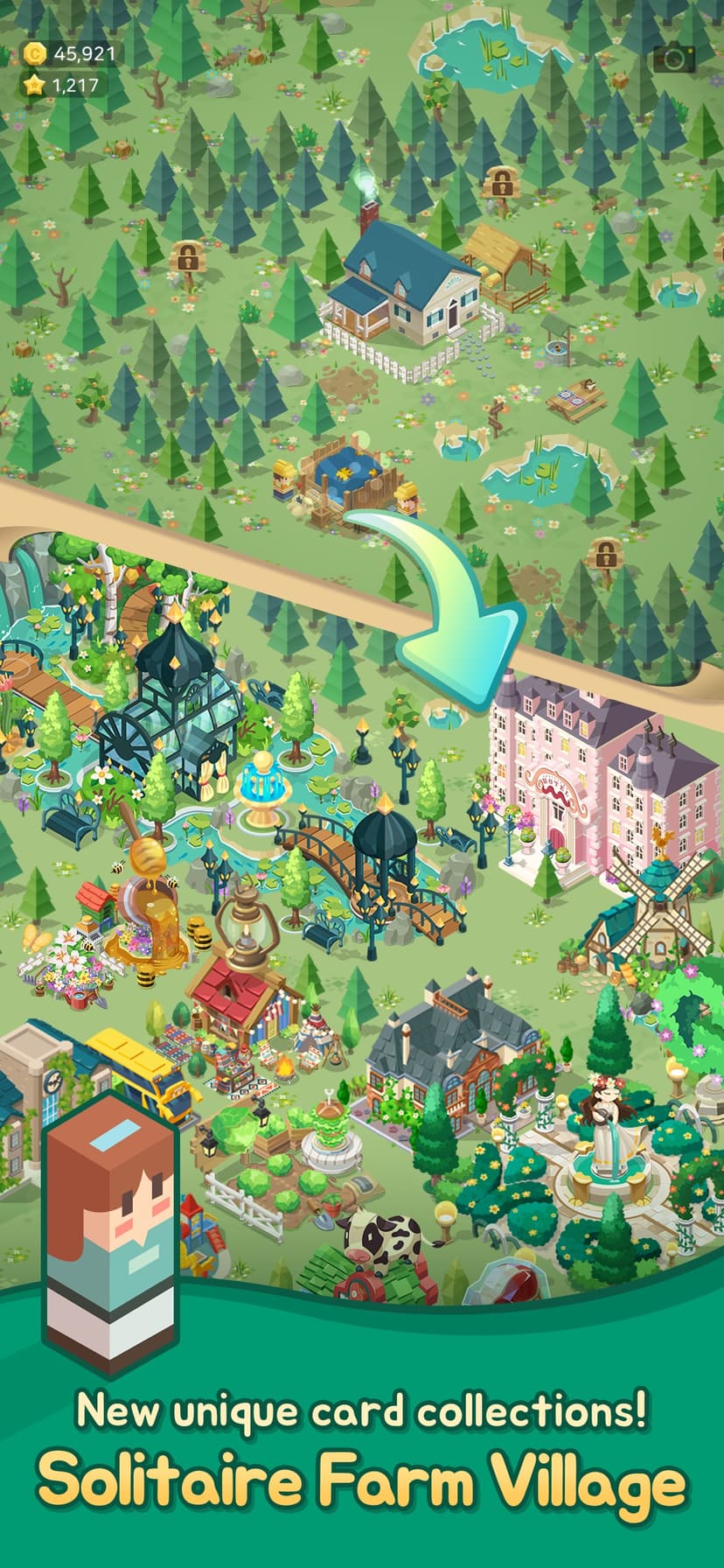Solitaire Farm Village screenshot 1 - screenshot