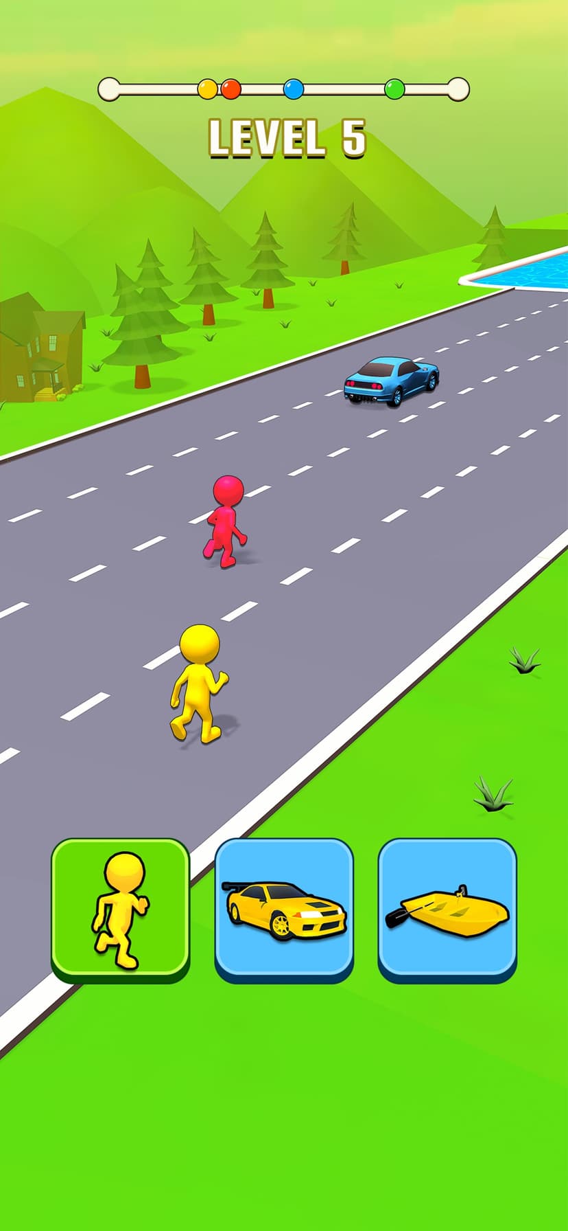 Shape Transform Car Race screenshot 1 - screenshot