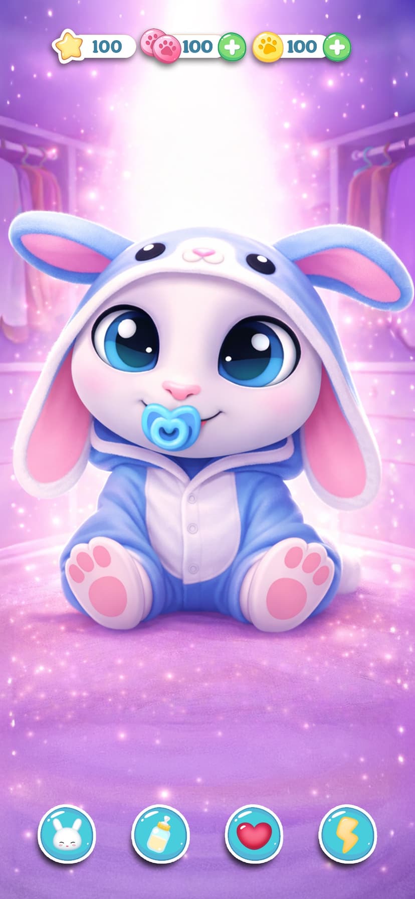 Bu my Bunny virtual pets care screenshot 3 - screenshot