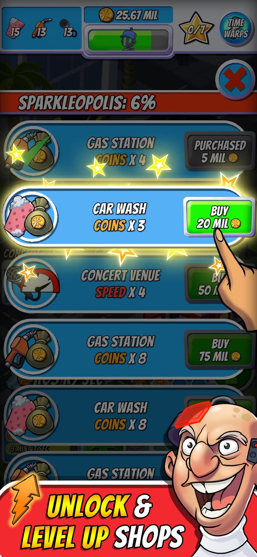 Tap Empire: Auto Tapper Game screenshot 4 - screenshot
