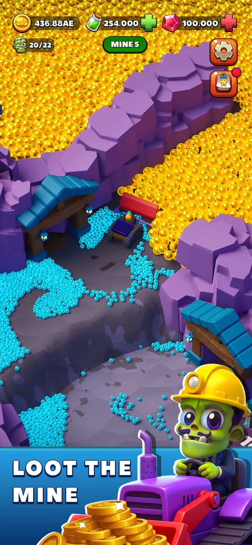 Idle Zombie Miner: Gold Tycoon screenshot 2 - screenshot