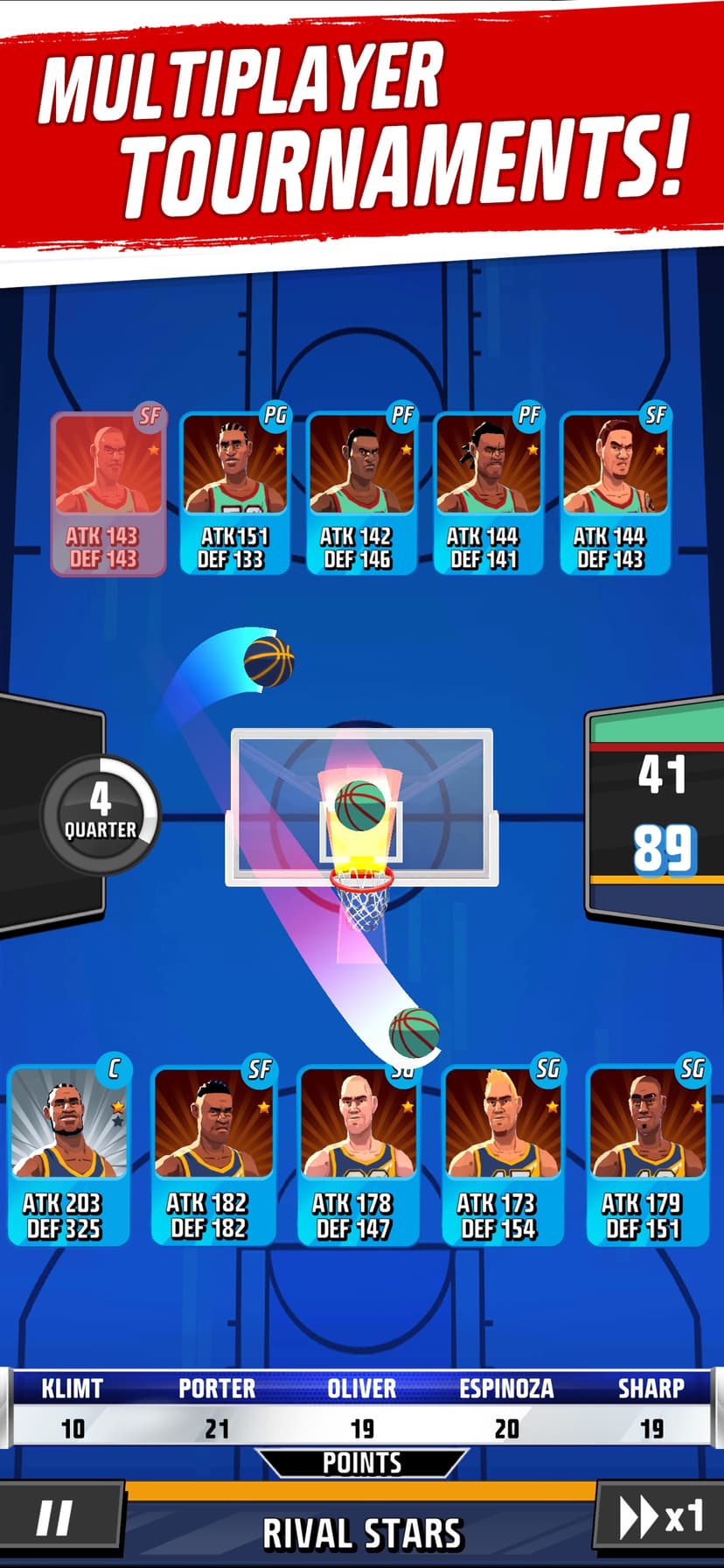 Rival Stars Basketball screenshot 2 - screenshot