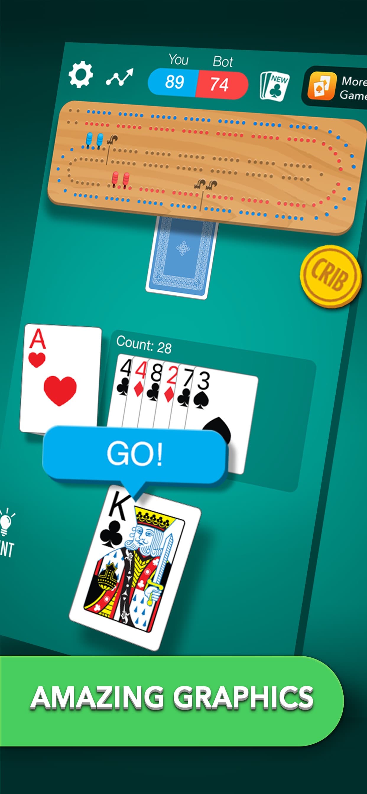 Cribbage card game screenshot 4 - screenshot