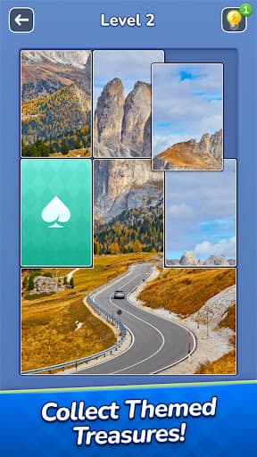 Jigsawcard Solitaire Puzzle screenshot 1 - screenshot
