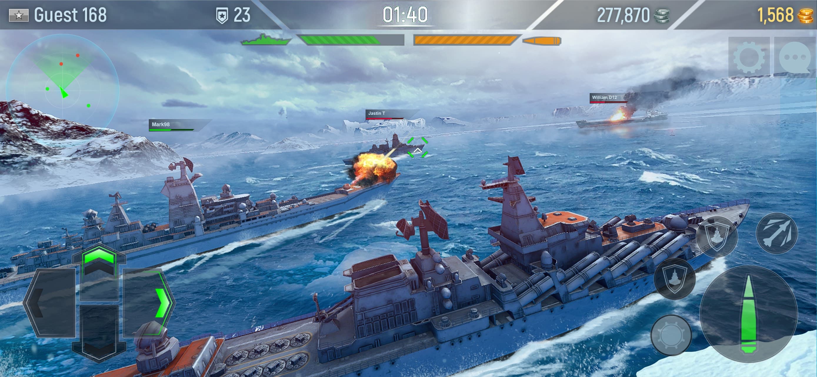 Naval Armada: War mobile games screenshot 5 - screenshot