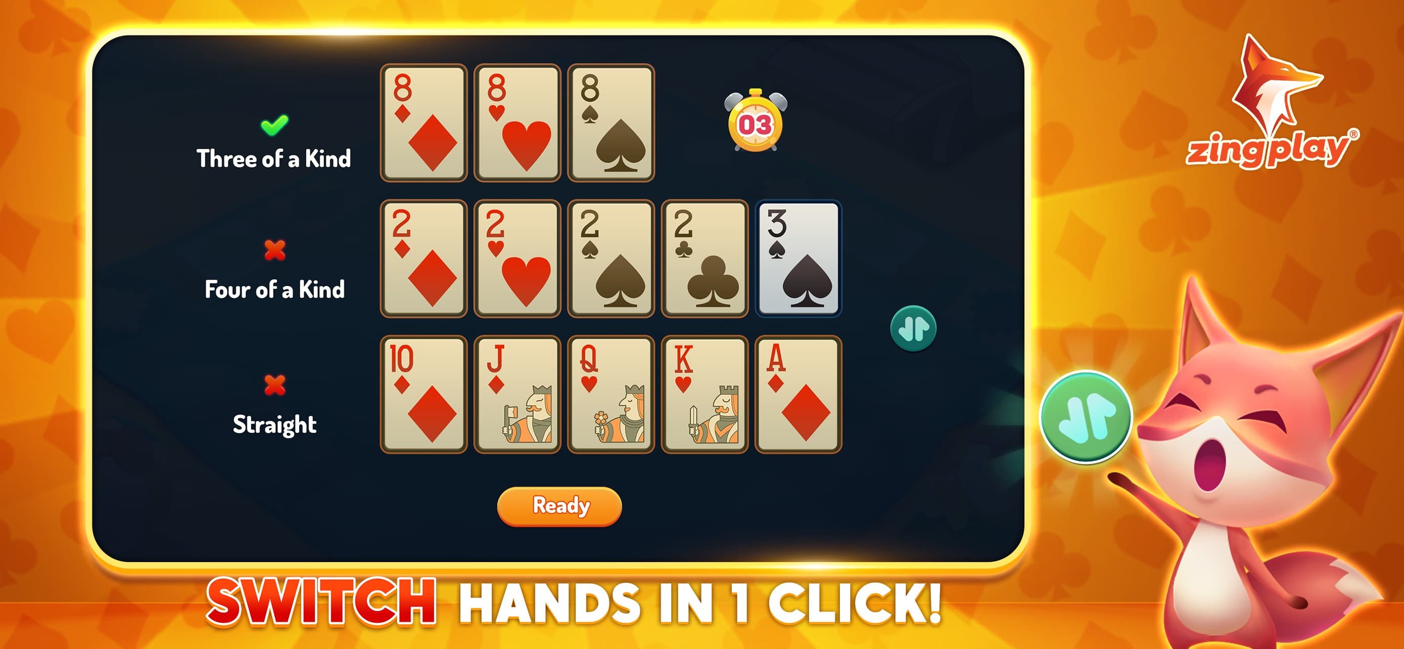 Pusoy ZingPlay - Chinese Poker screenshot 1 - screenshot