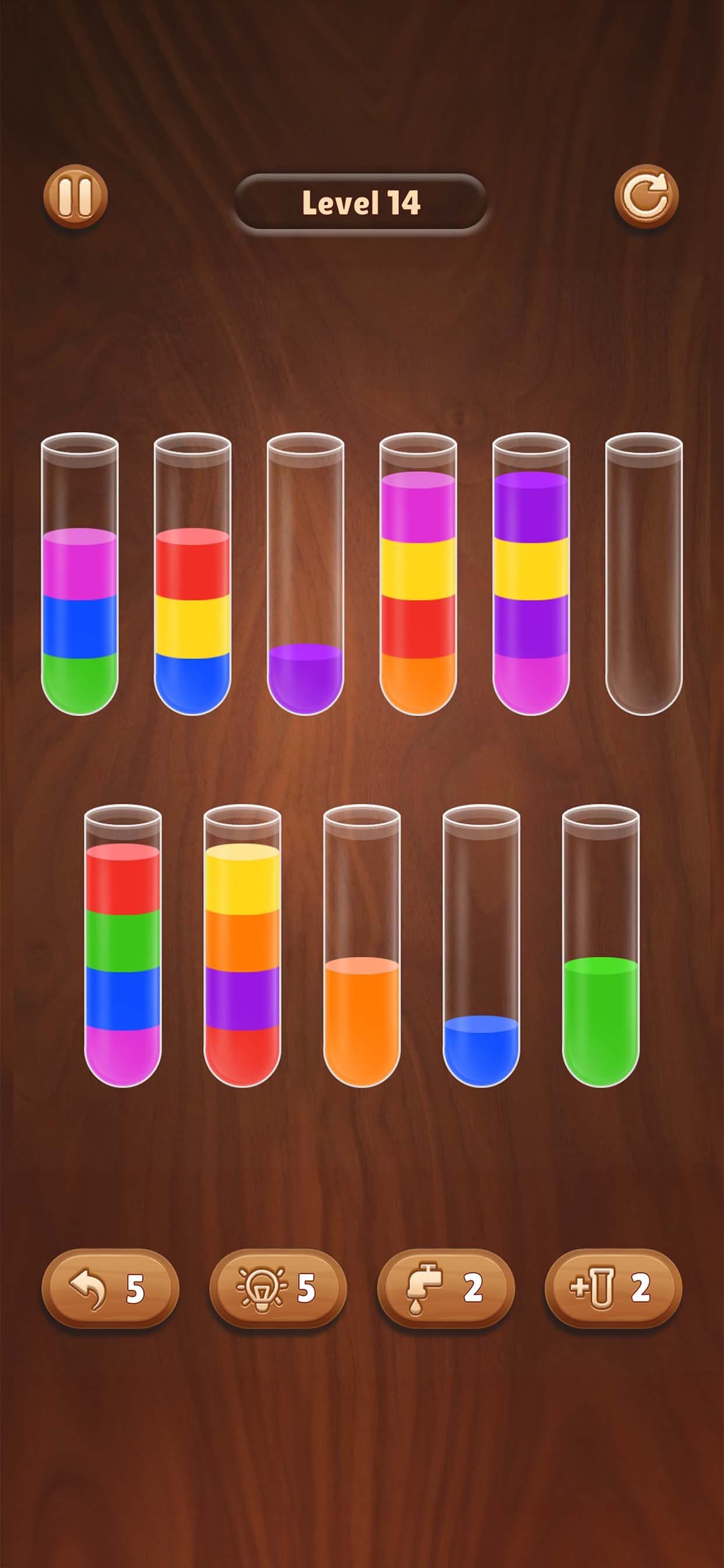 Color Water Sort Wooden Puzzle screenshot 5 - screenshot
