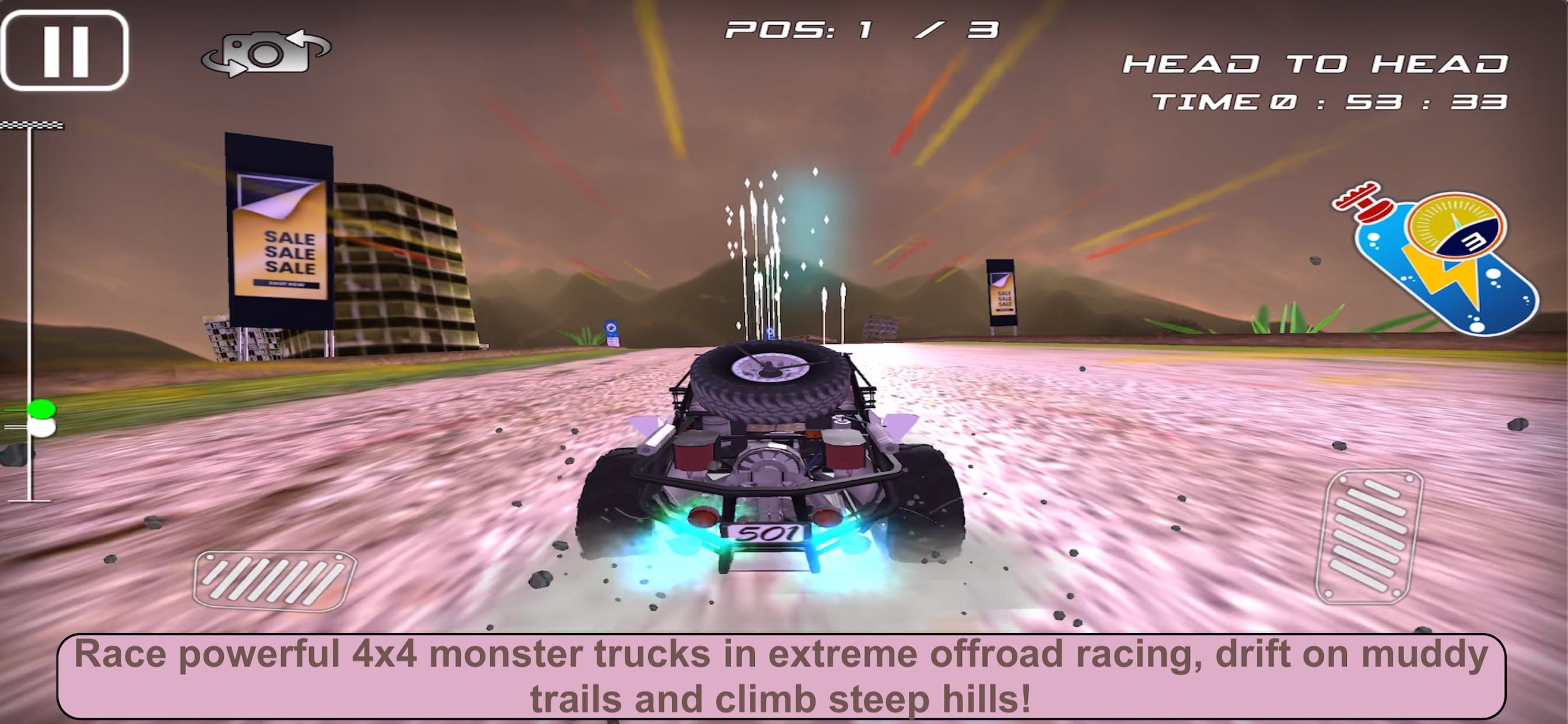 4x4 OFFROAD MONSTER TRUCK RACE screenshot 2 - screenshot