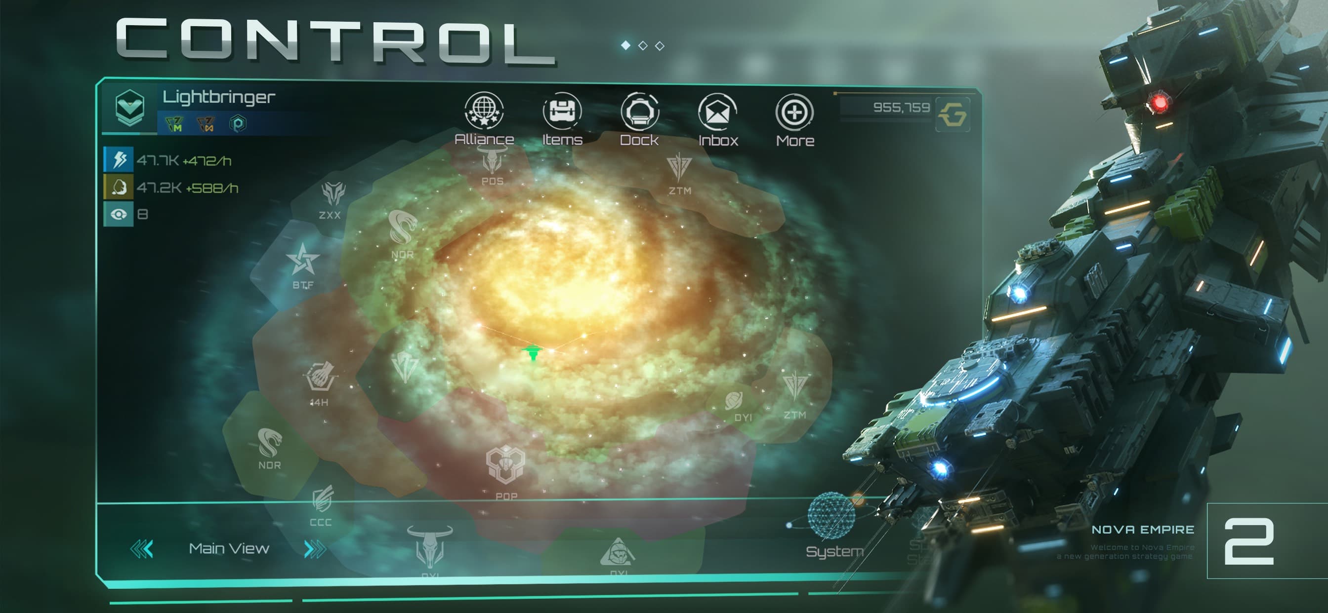 Nova Empire: Space Wars MMO screenshot 2 - screenshot