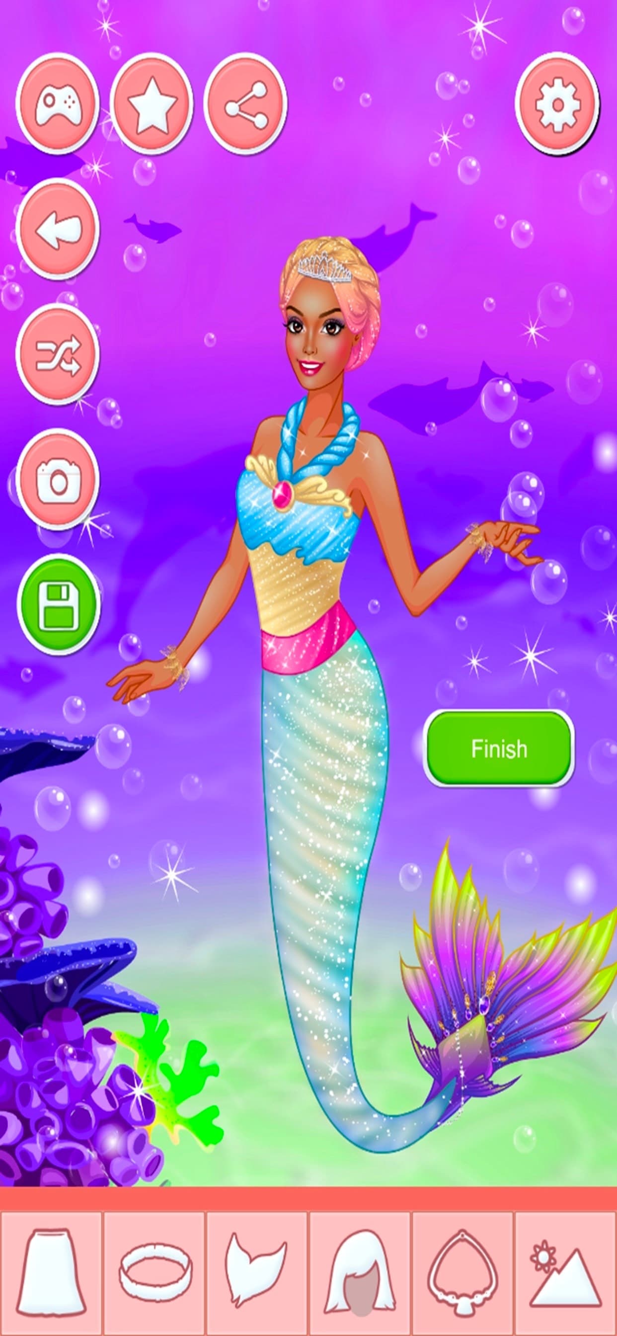 Mermaid Beauty Dress-Up Games screenshot 5 - screenshot
