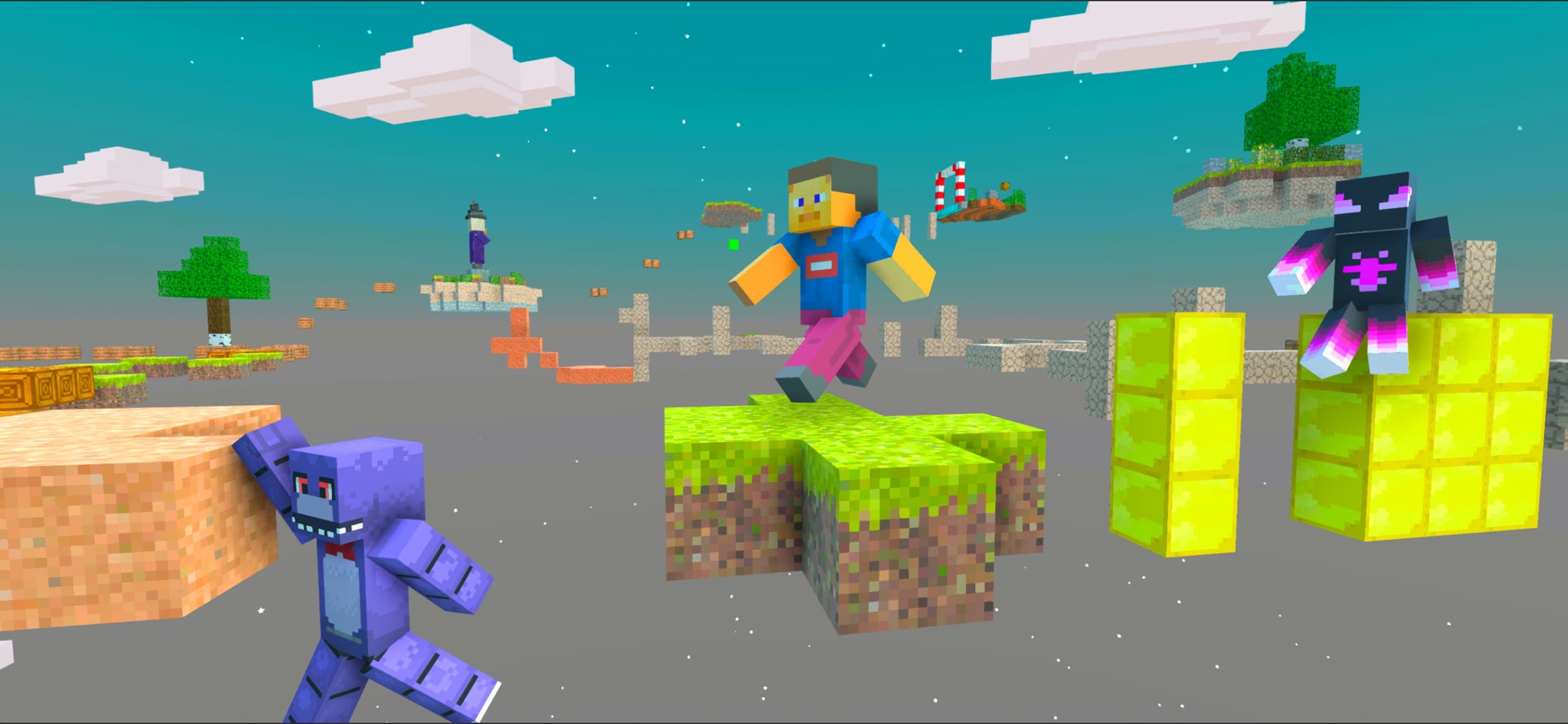 Craft Parkour : 3D Blocky Race screenshot 4 - screenshot