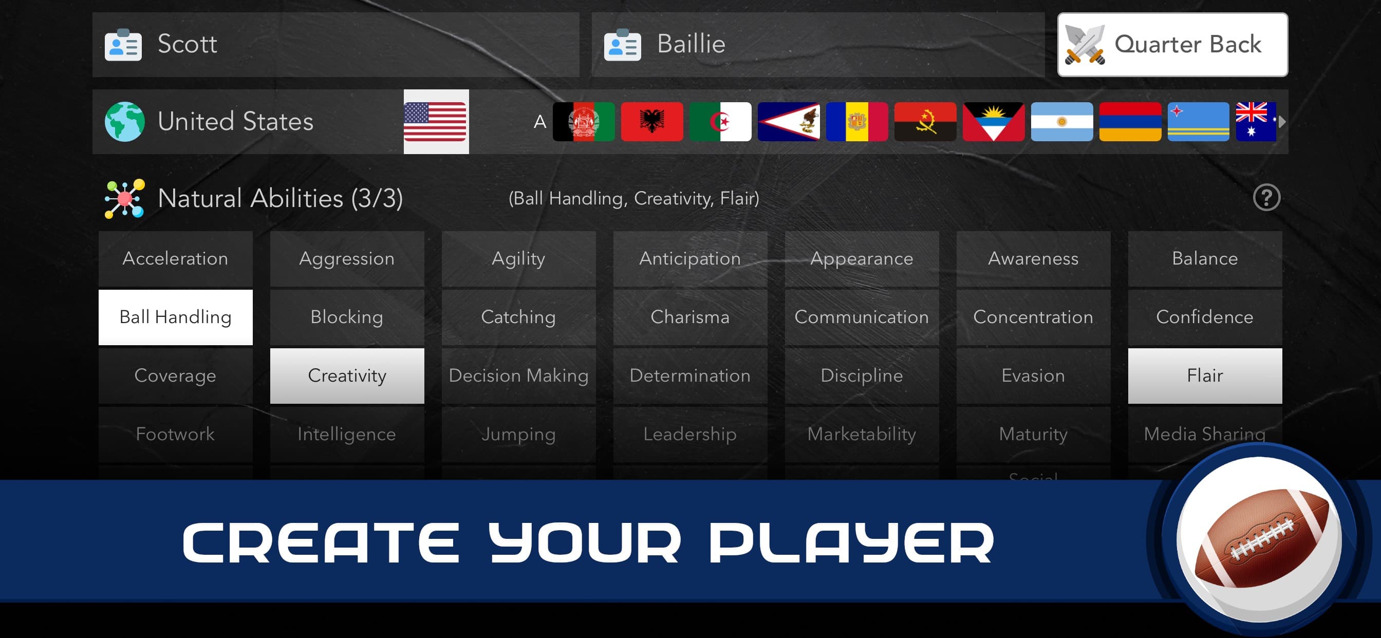 Football Superstar: US Edition screenshot 2 - screenshot