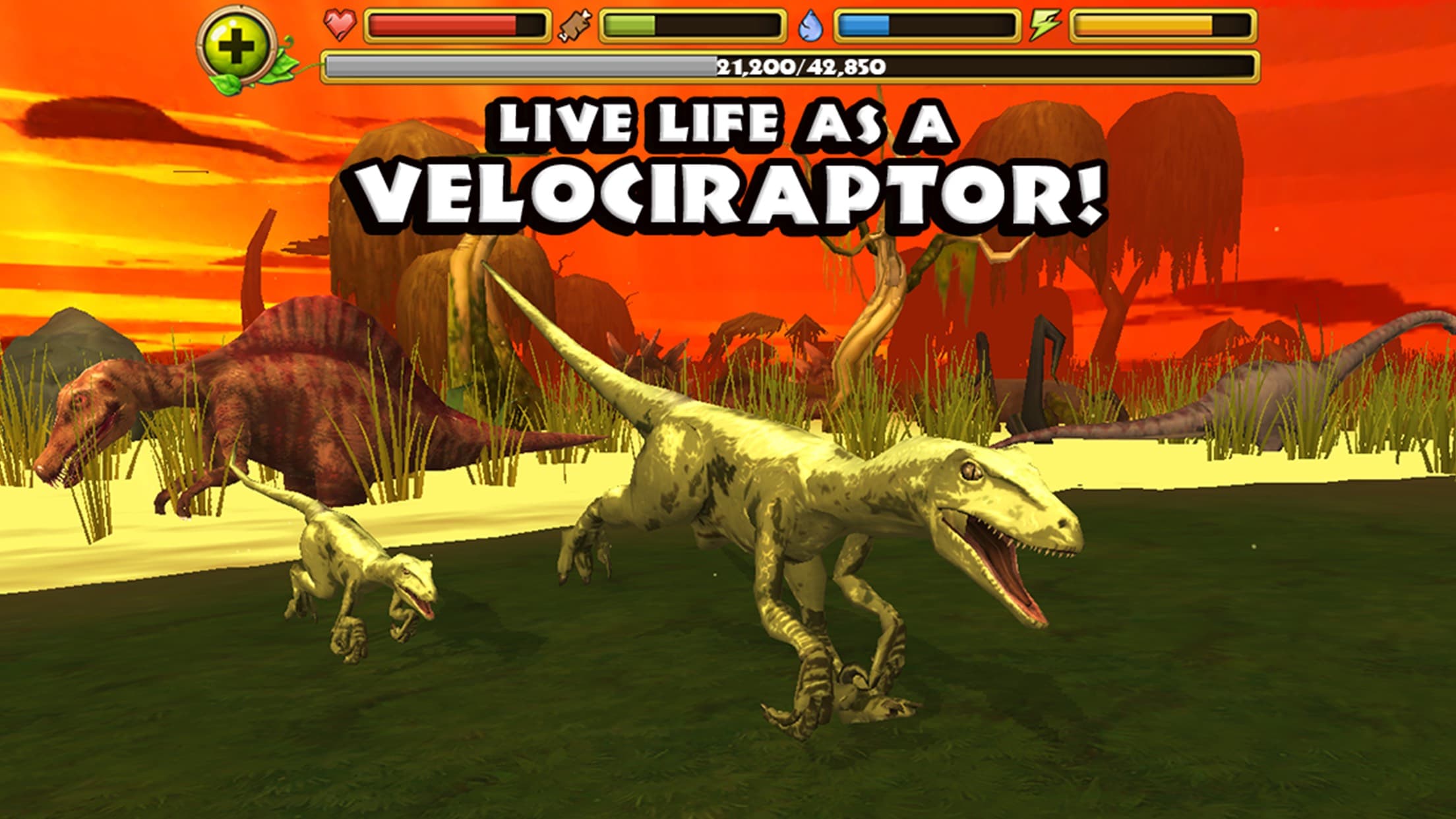 Dino Simulator: Velociraptor screenshot 1 - screenshot