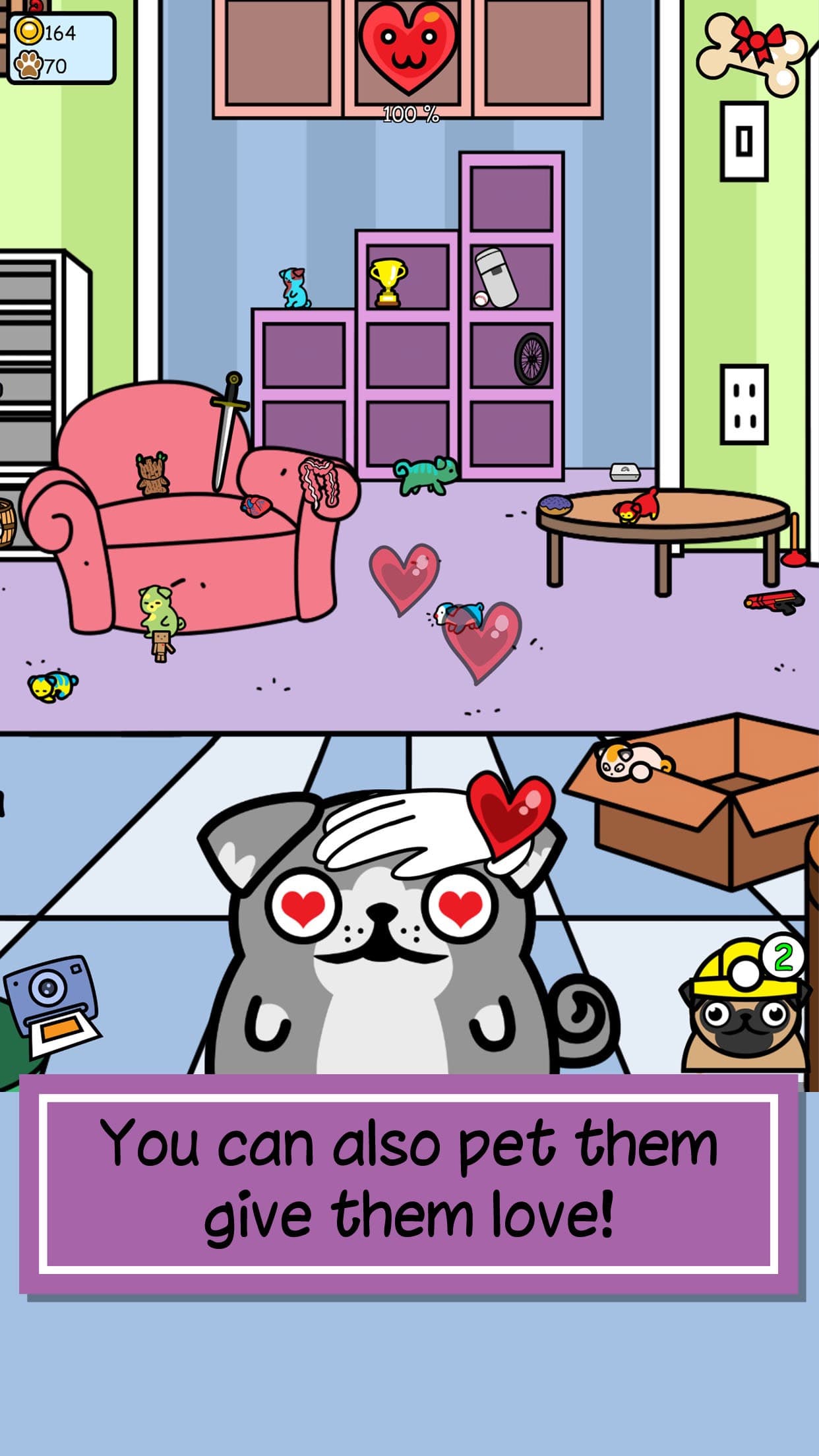 Pug Dog Collector & Puppy Life screenshot 4 - screenshot