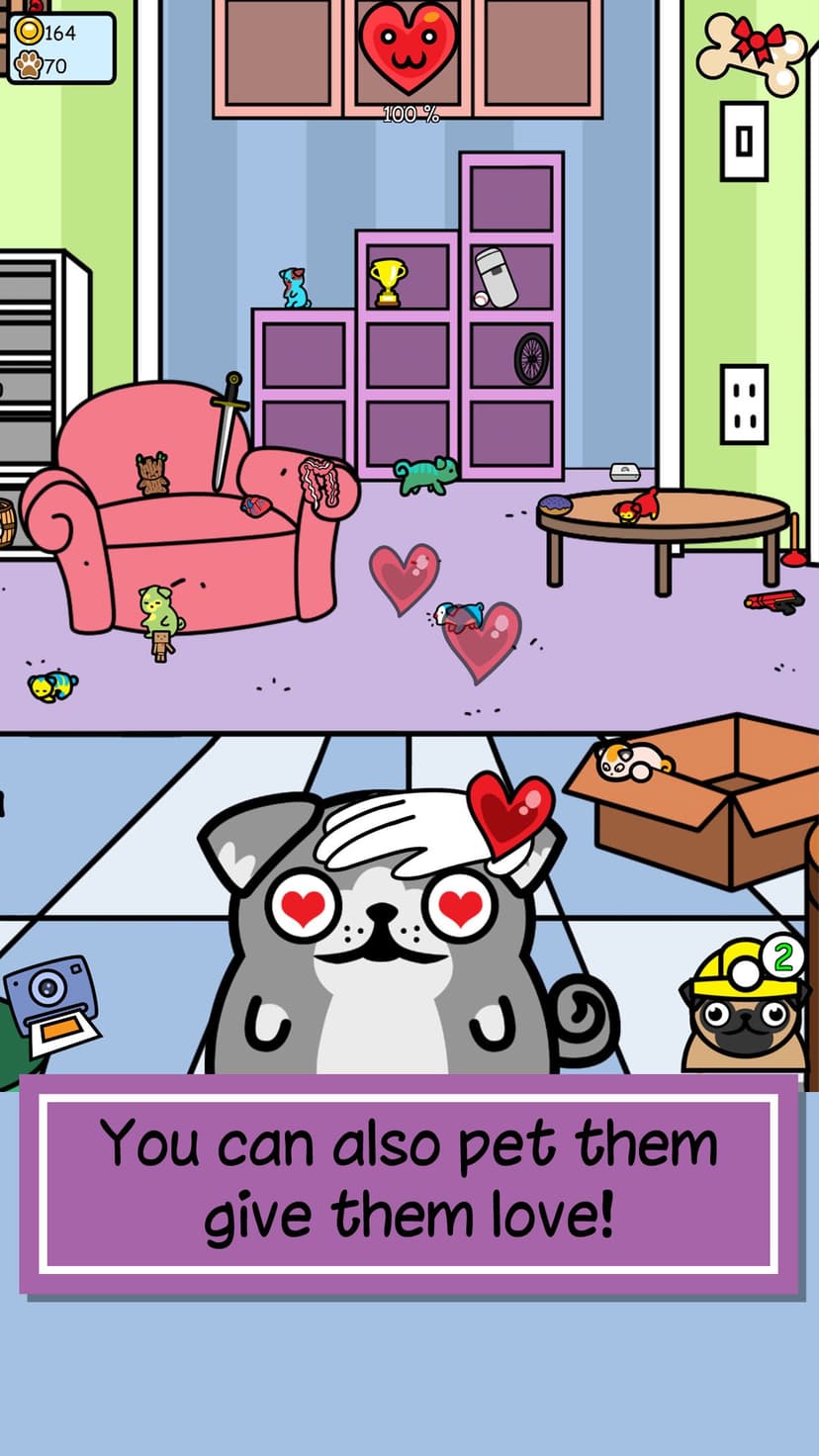 Pug Dog Collector & Puppy Life screenshot 4 - screenshot
