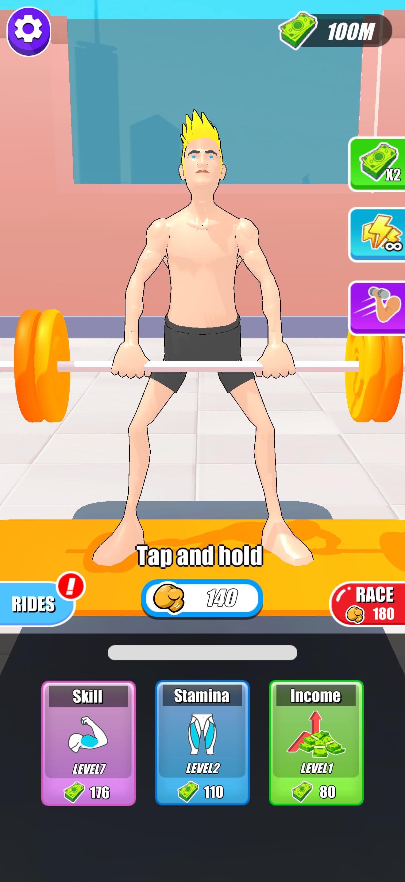 Grow Muscles:Gym Game screenshot 2 - screenshot