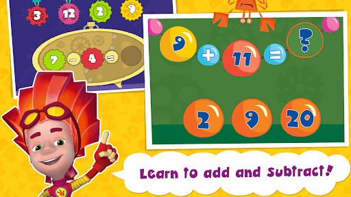 The Fixies Math Learning Games screenshot 2 - screenshot