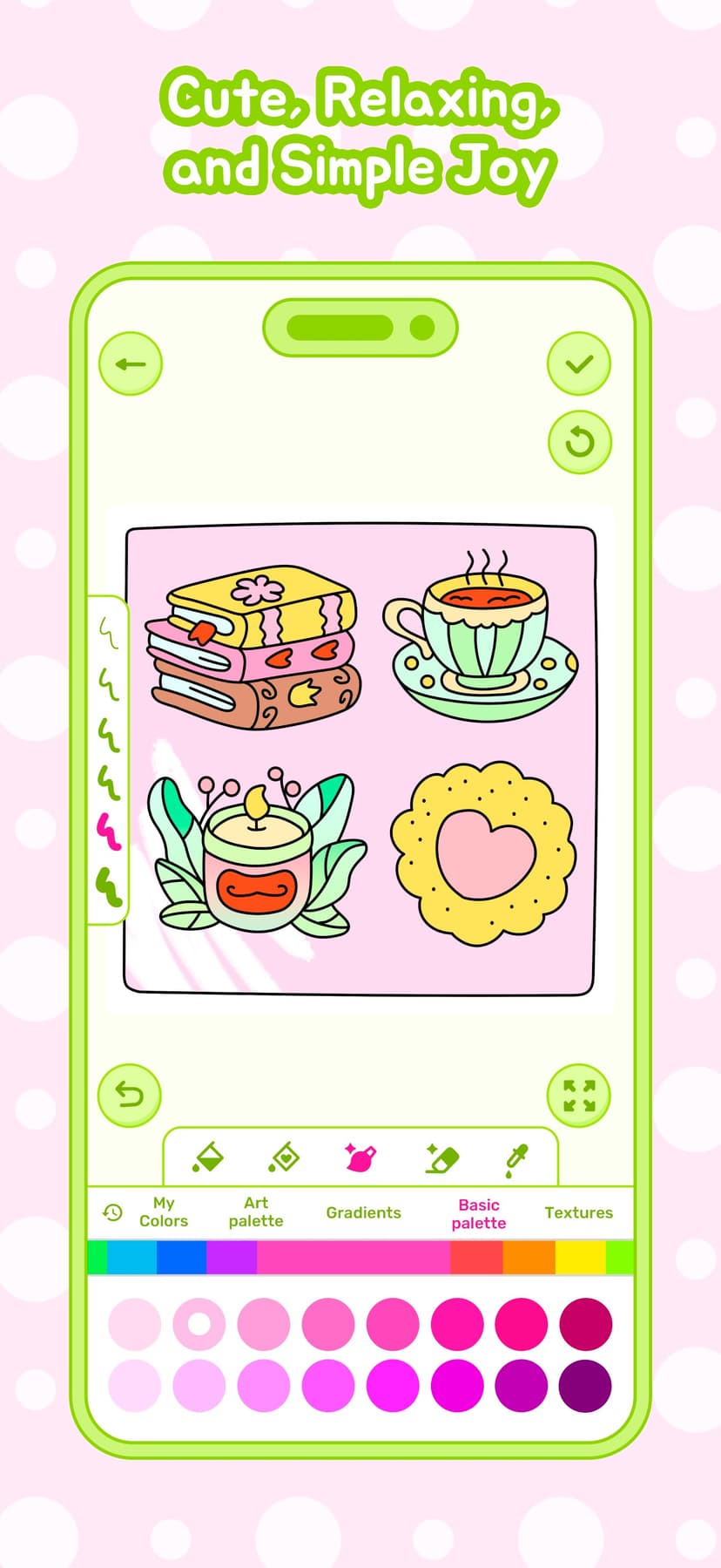 Simple Art Coloring Book ASMR screenshot 3 - screenshot