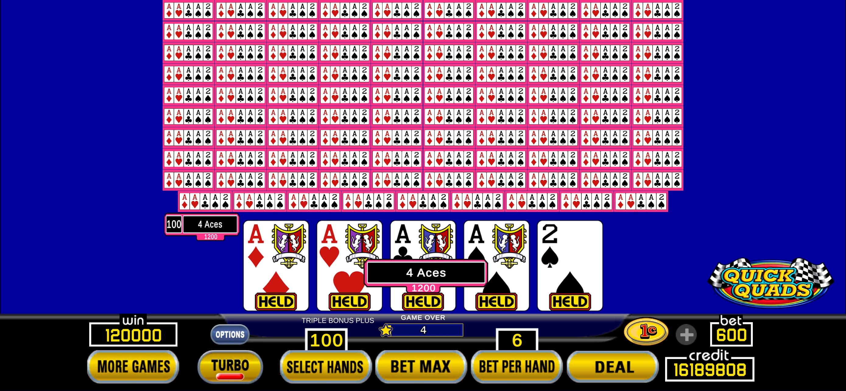 Hundred Play Draw Poker screenshot 8 - screenshot