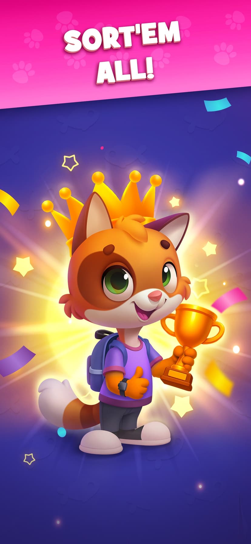 Kitty Sort: Twisted Tails screenshot 7 - screenshot
