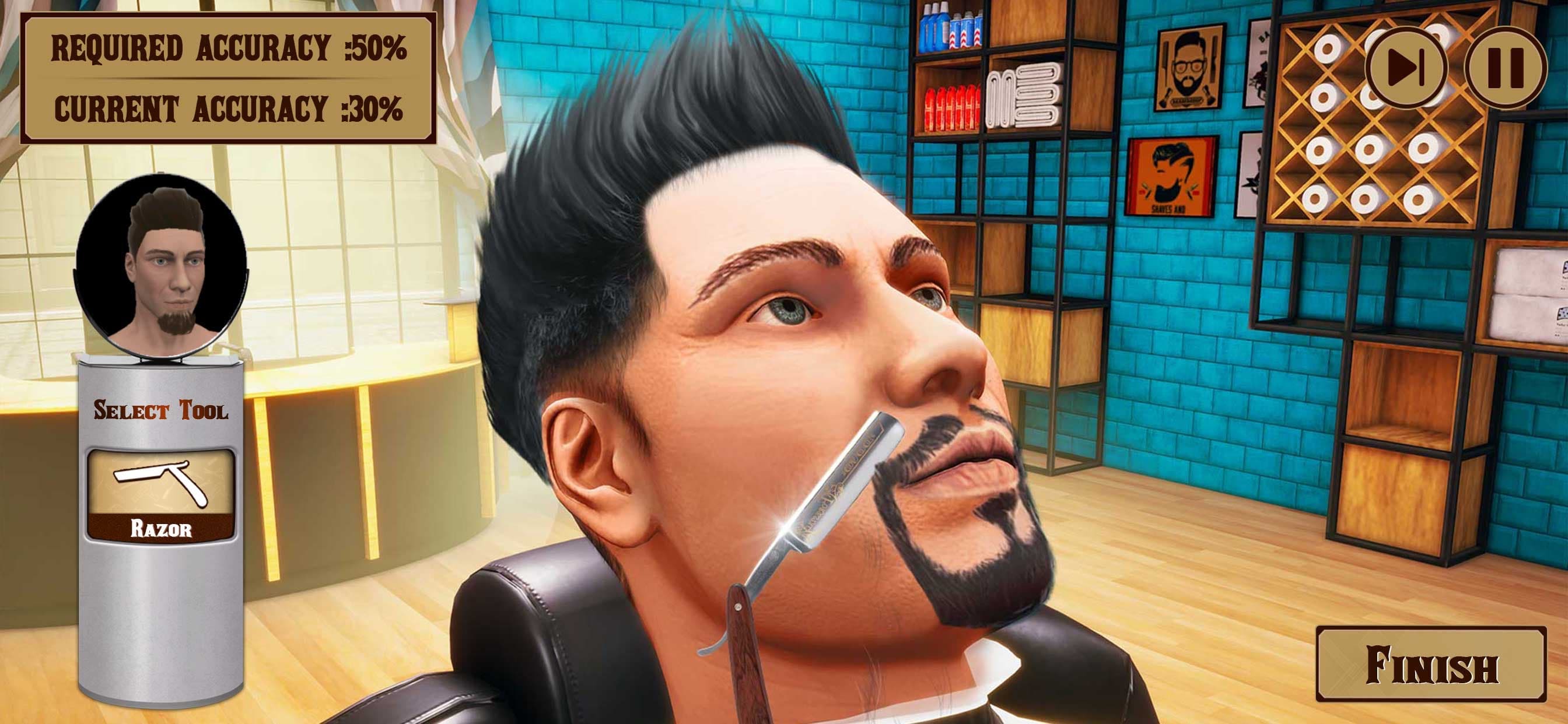 Barber Shop Hair Cut Simulator screenshot 2 - screenshot