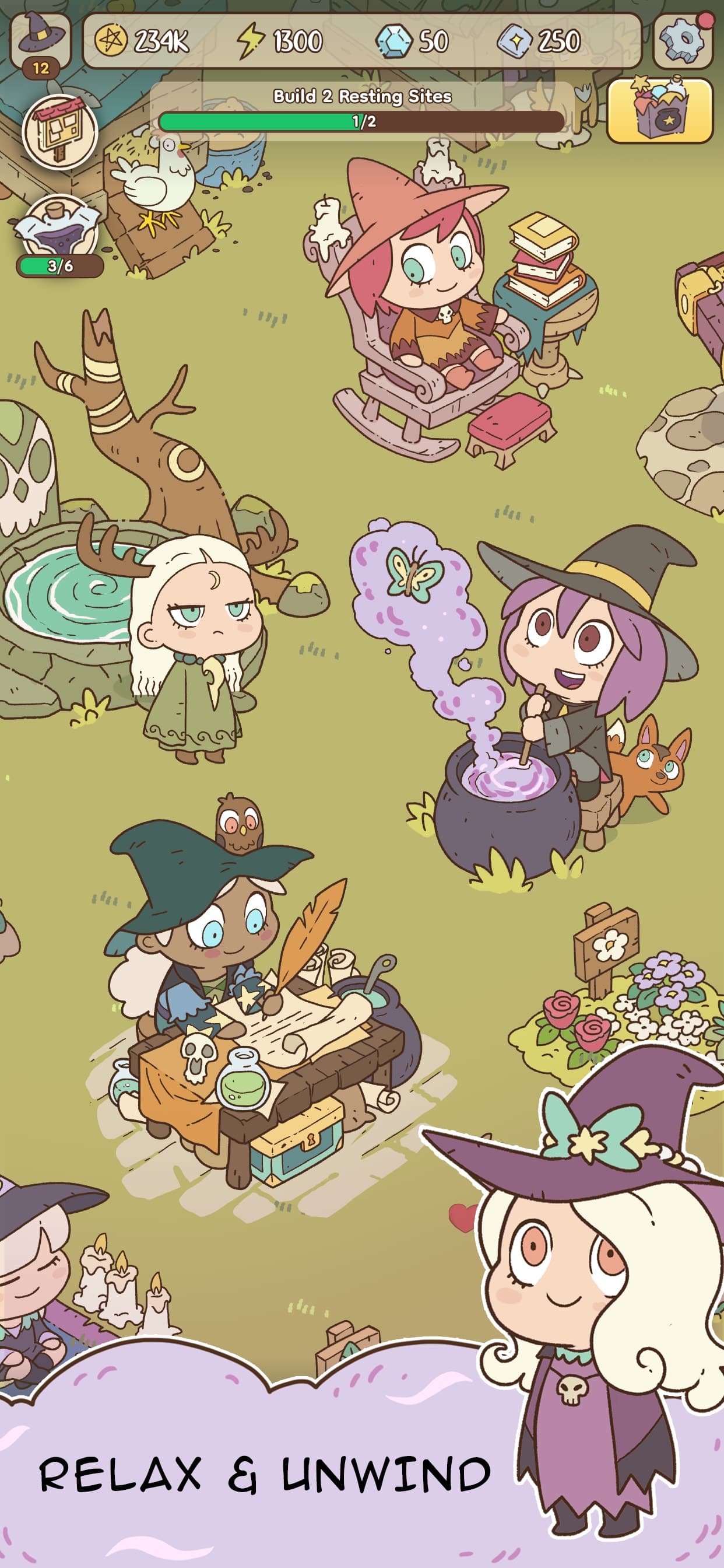 Potions & Spells: Idle Witches screenshot 4 - screenshot