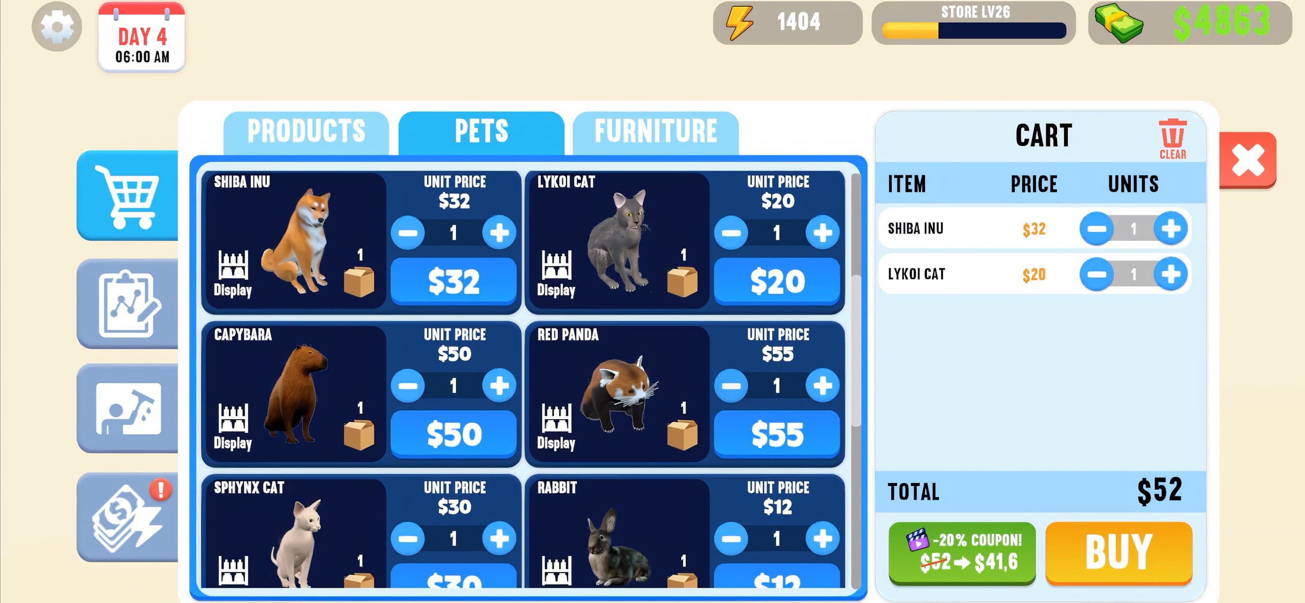 Pet World - Shop 3D Simulator screenshot 6 - screenshot