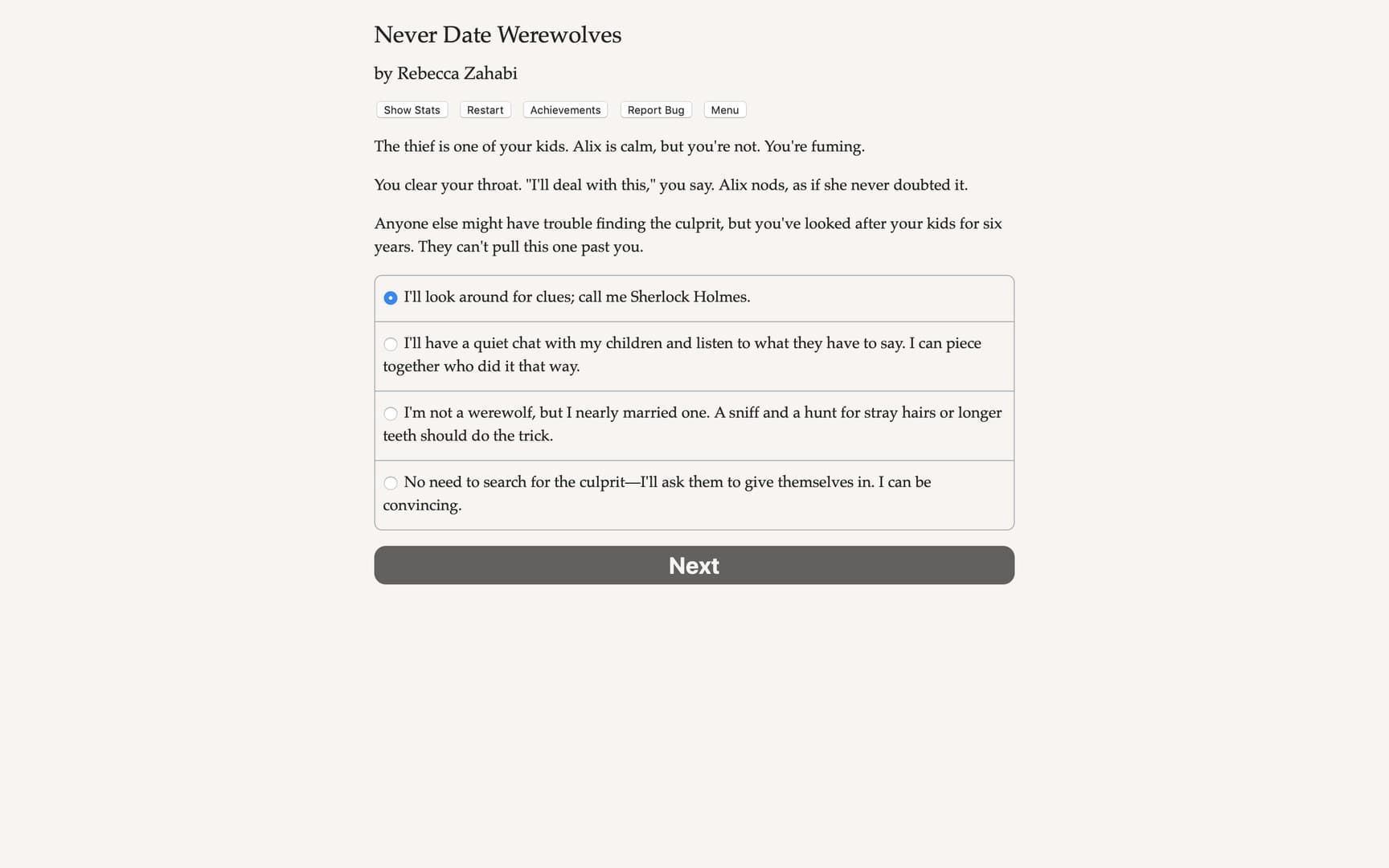 Null - screenshot