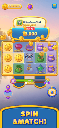 Glitter Go! Spin & Raid Tales screenshot 1 - screenshot