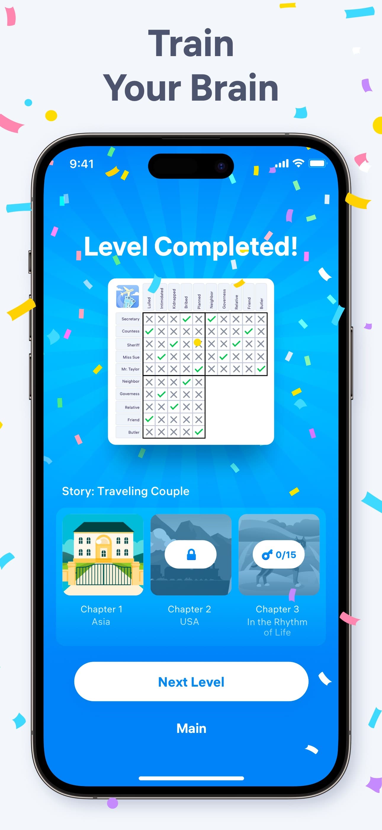 Logic Puzzles - Clue Game screenshot 7 - screenshot