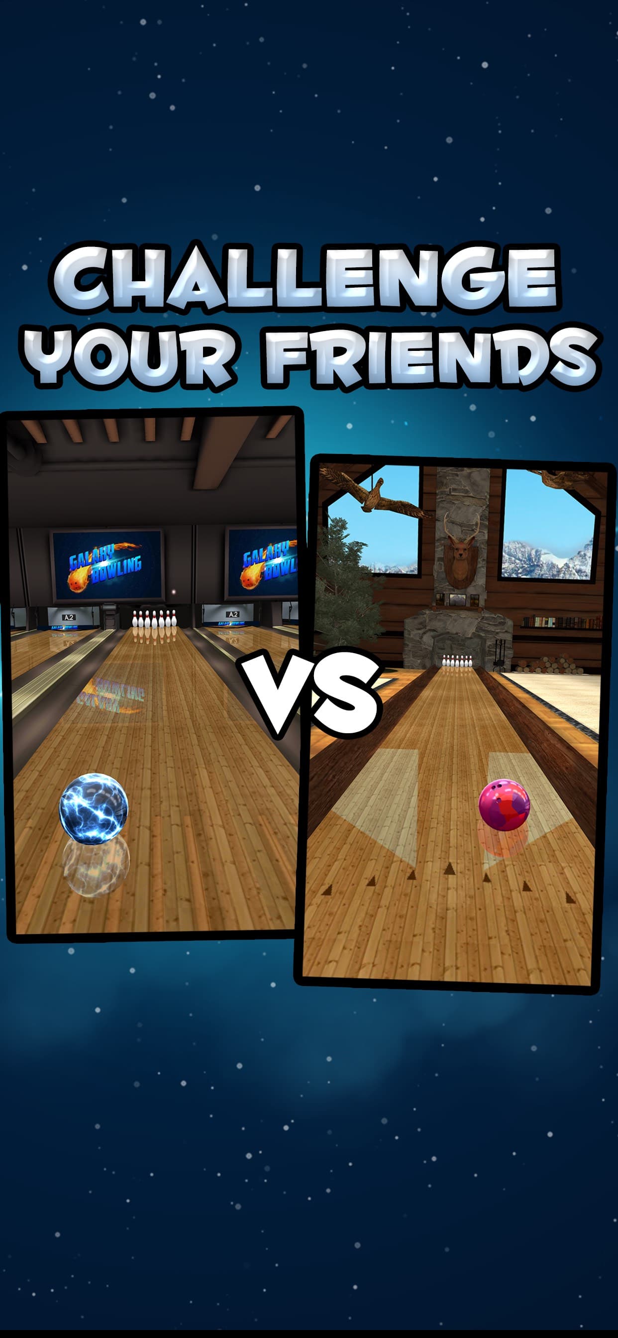 Galaxy Bowling HD screenshot 1 - screenshot