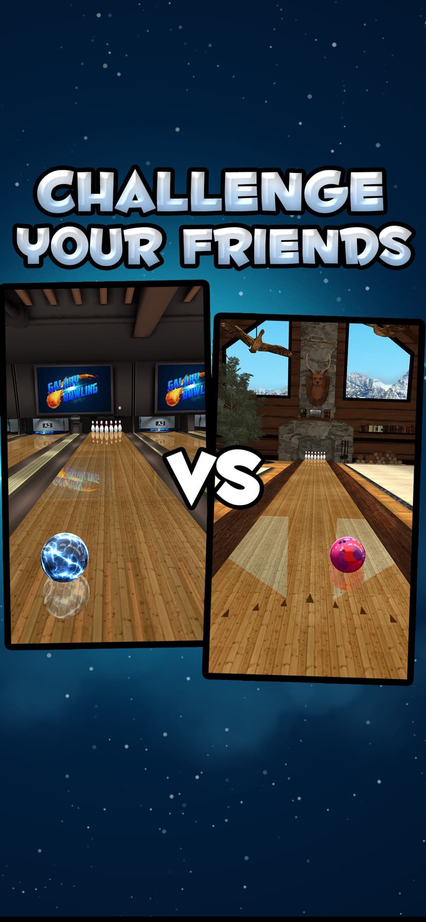 Galaxy Bowling HD screenshot 1 - screenshot