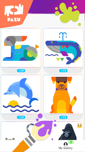 Coloring games for toddlers screenshot 5 - screenshot