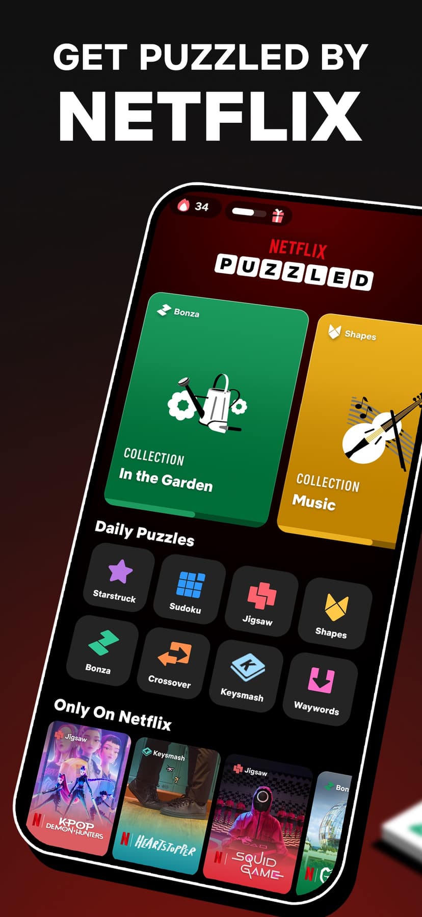 Netflix Puzzled: Brain puzzles screenshot 1 - screenshot