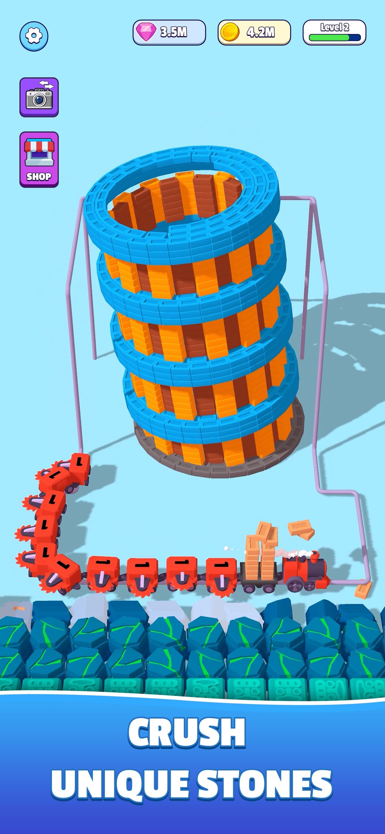 Train Miner: Idle Construction screenshot 1 - screenshot