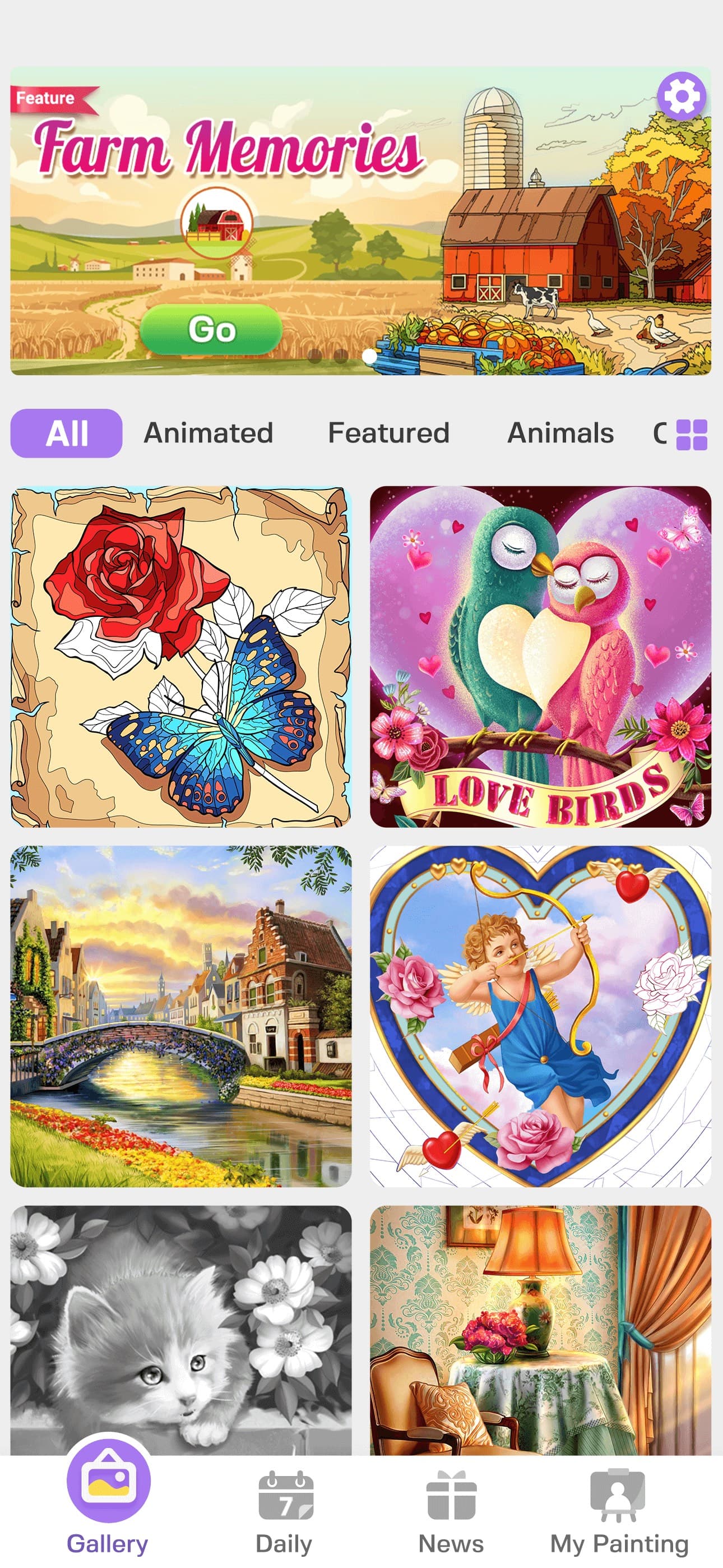 Tap Color Pro: Color By Number screenshot 1 - screenshot