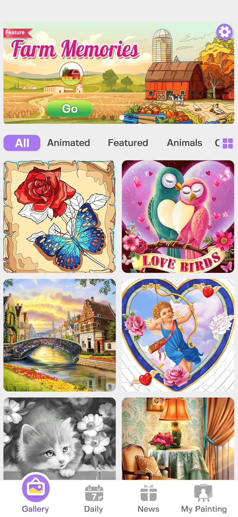 Tap Color Pro: Color By Number screenshot 1 - screenshot