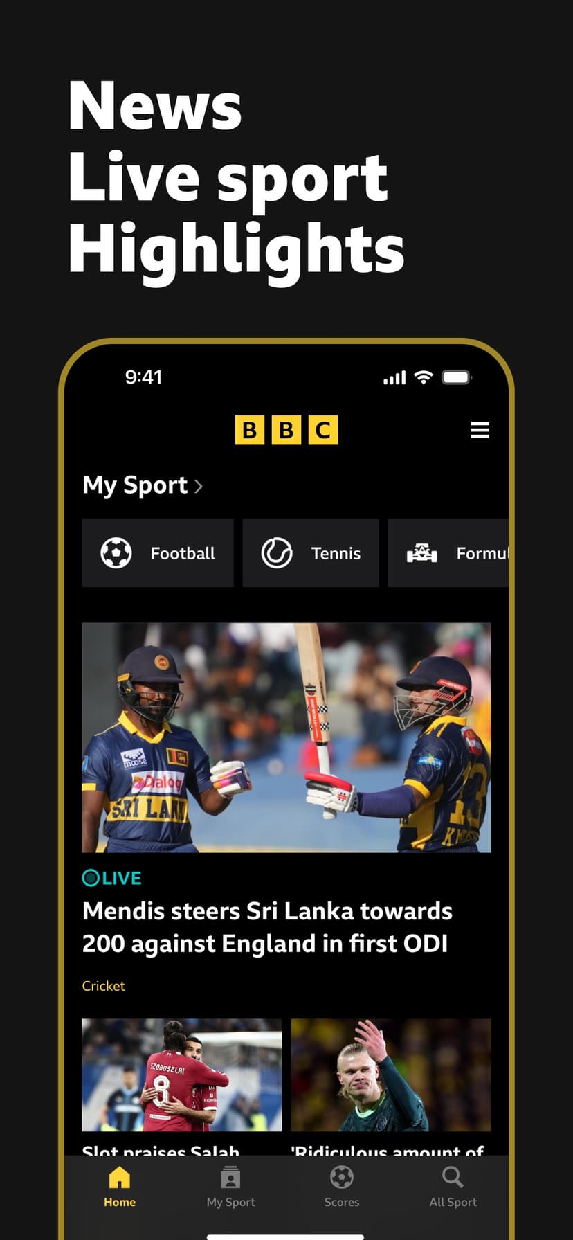 BBC Sport screenshot 1 - screenshot