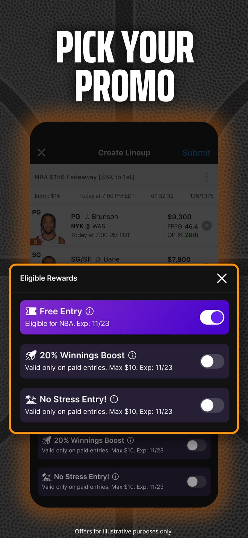 DraftKings Fantasy Sports screenshot 8 - screenshot