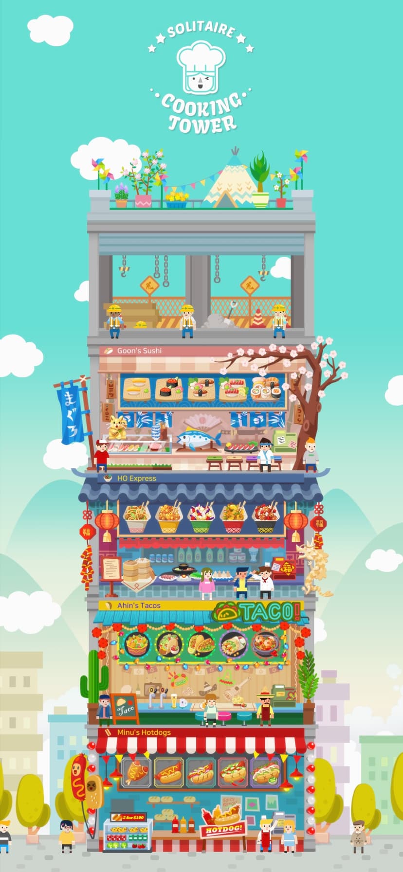 Solitaire Cooking Tower screenshot 5 - screenshot