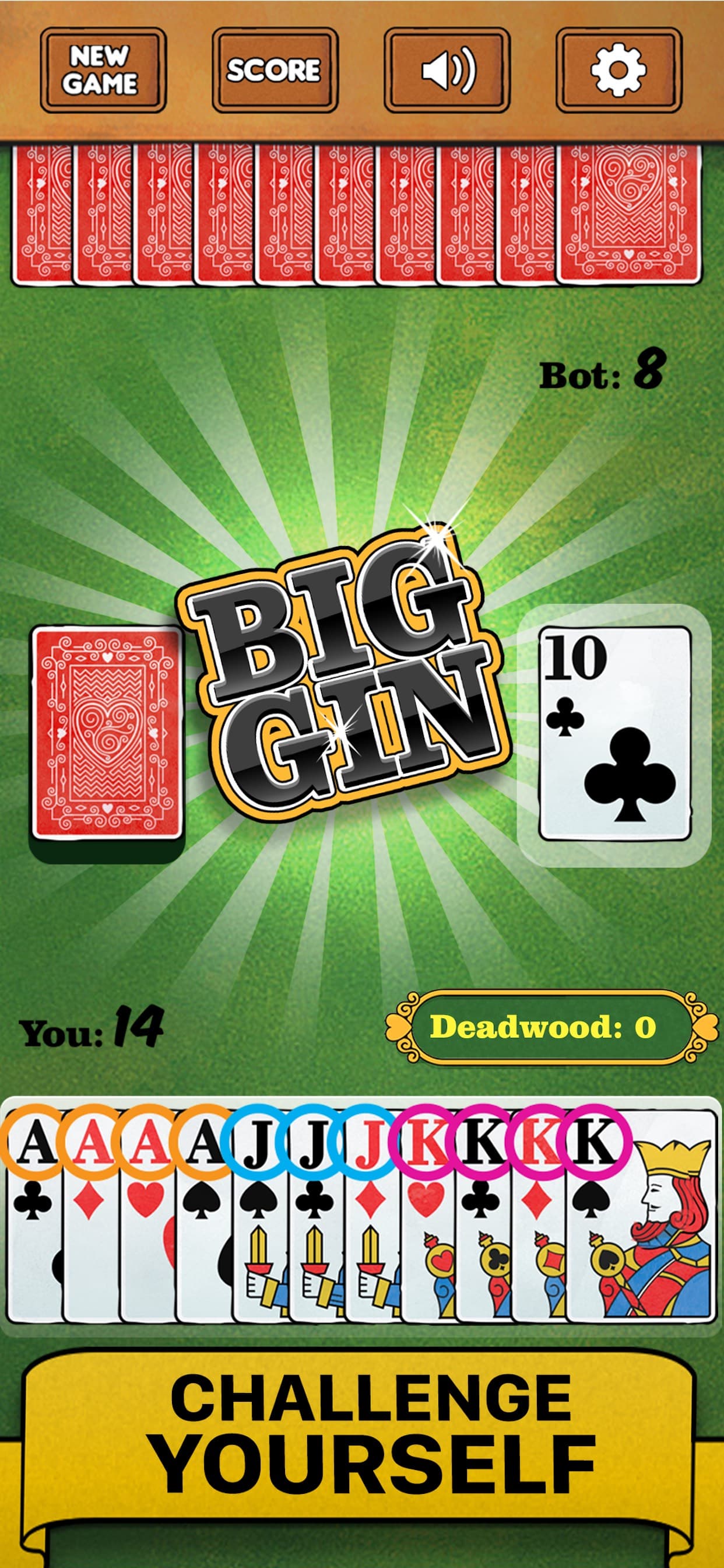 Gin Rummy Card Game Classic screenshot 2 - screenshot