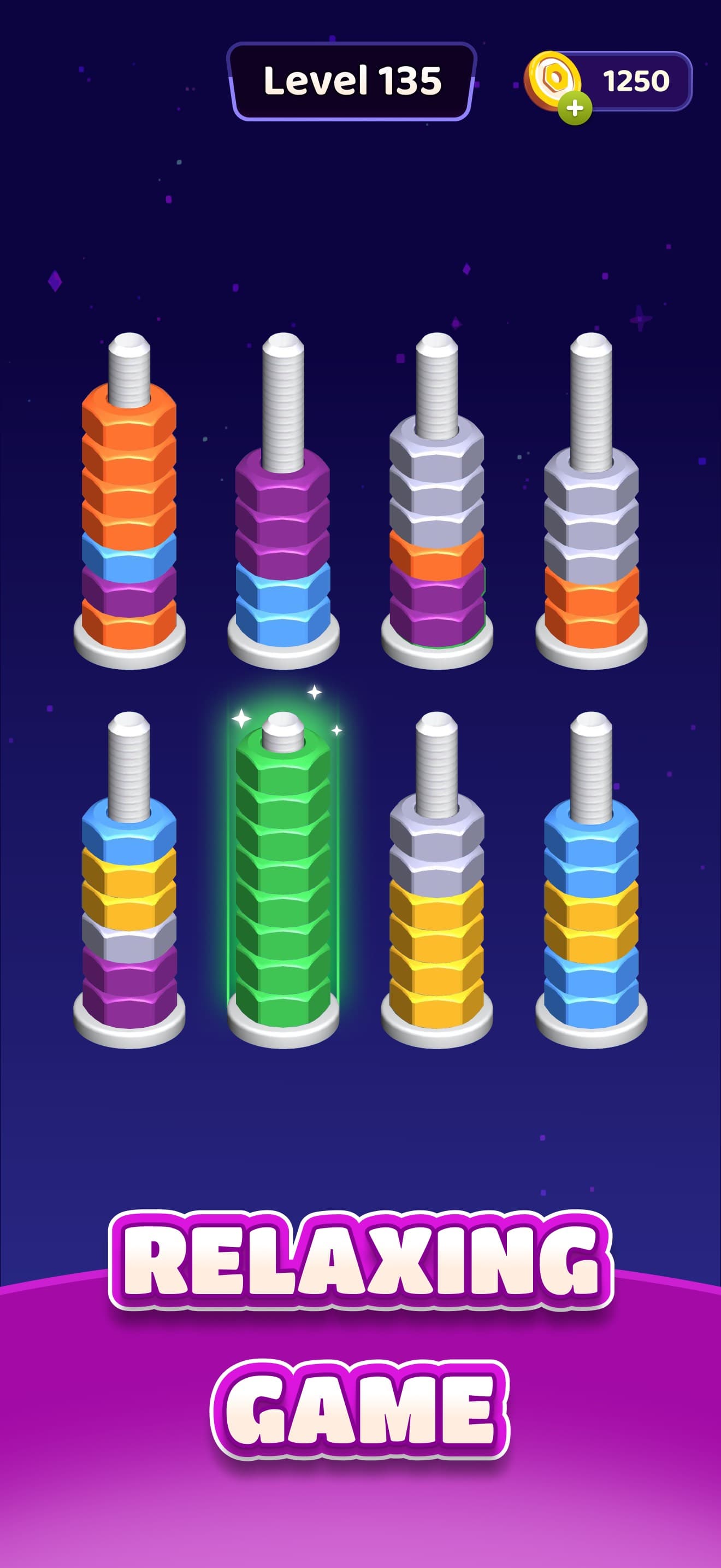 Nut Sort Blast: Color Puzzle screenshot 3 - screenshot