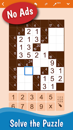 Kakuro: Number Crossword screenshot 1 - screenshot