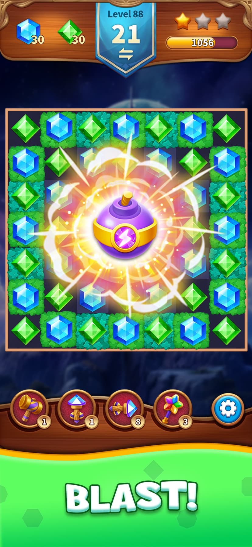 Jewels Adventure Match Blast screenshot 2 - screenshot