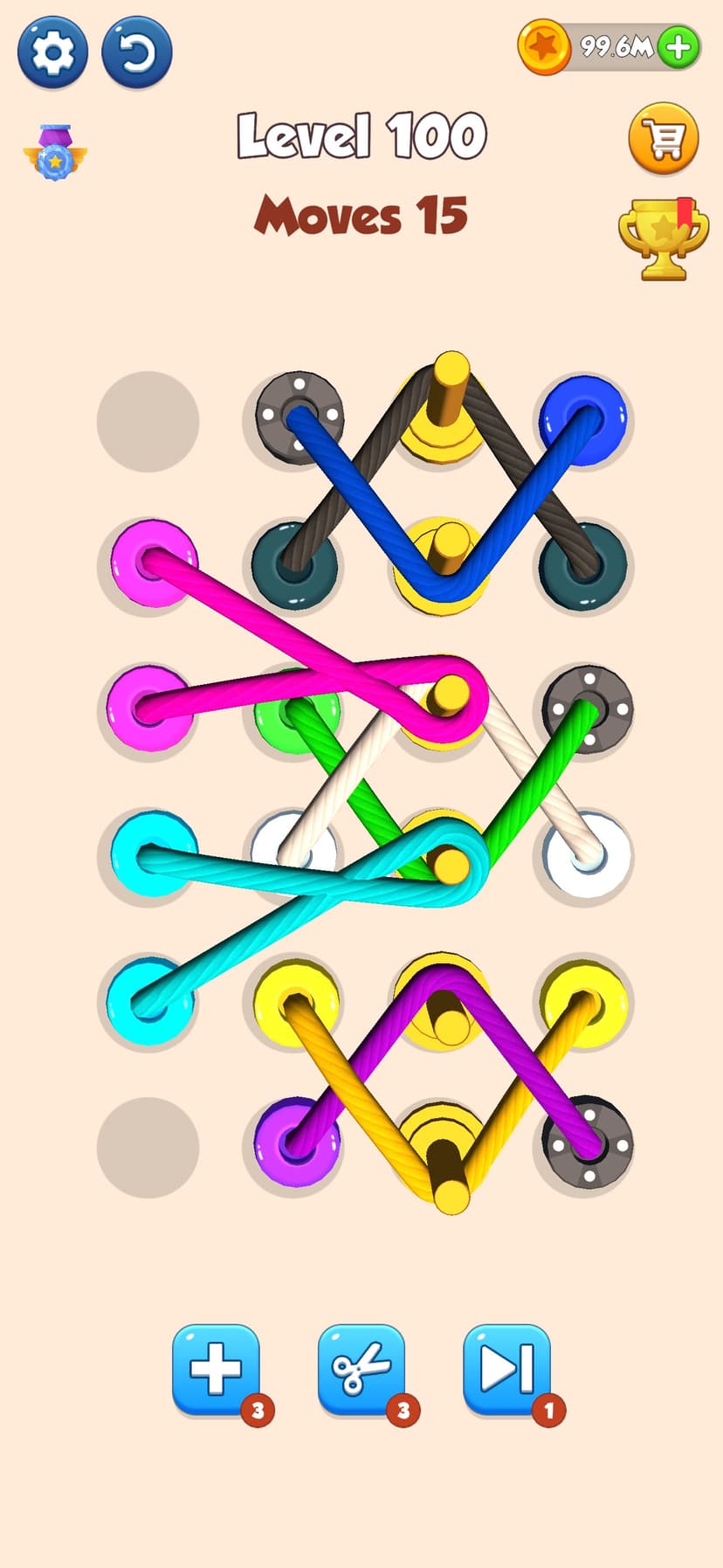 Color Tangled Rope 3D screenshot 7 - screenshot