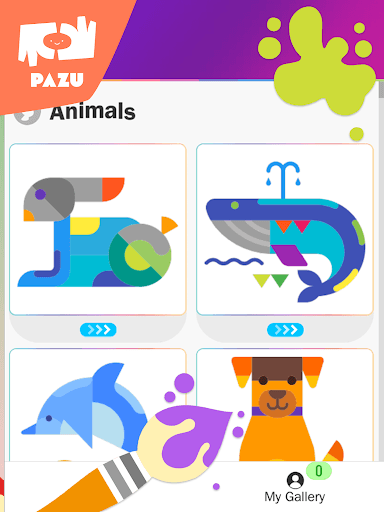 Coloring games for toddlers screenshot 10 - screenshot