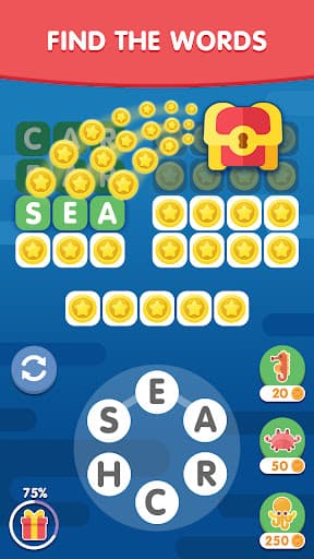 Word Search Sea: Puzzle Game screenshot 1 - screenshot
