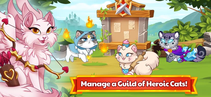 Castle Cats - Idle Hero RPG screenshot 1 - screenshot