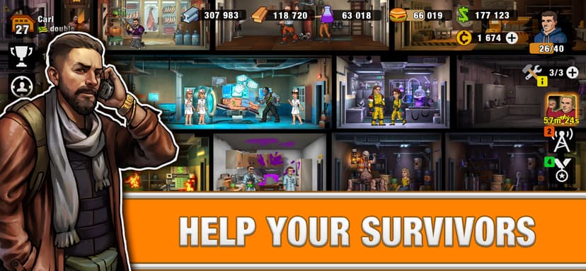 Zero City: Zombie Shelter Game screenshot 4 - screenshot