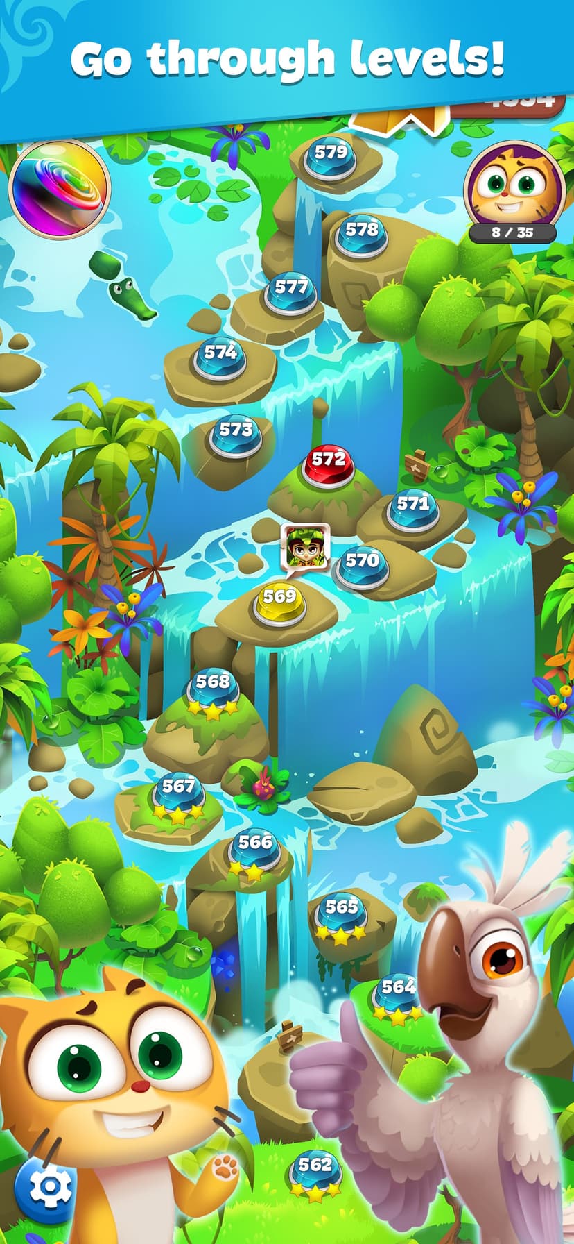 Gemmy Lands: Match 3 Puzzle screenshot 3 - screenshot